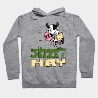 Seize the Hay Funny Cows Hoodie